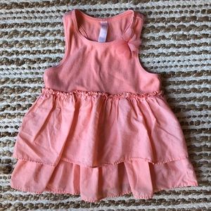 Racer back ruffled tank